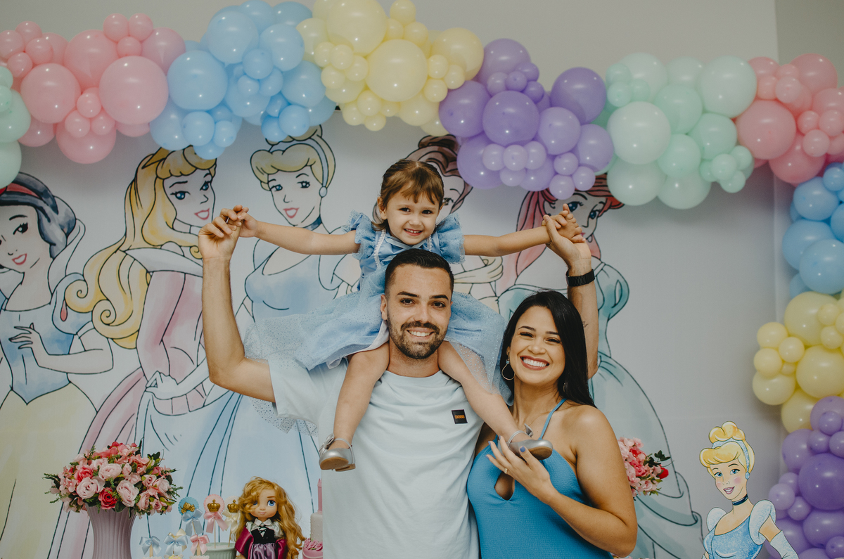 Aniversário infantil tema princesas, uberlândia