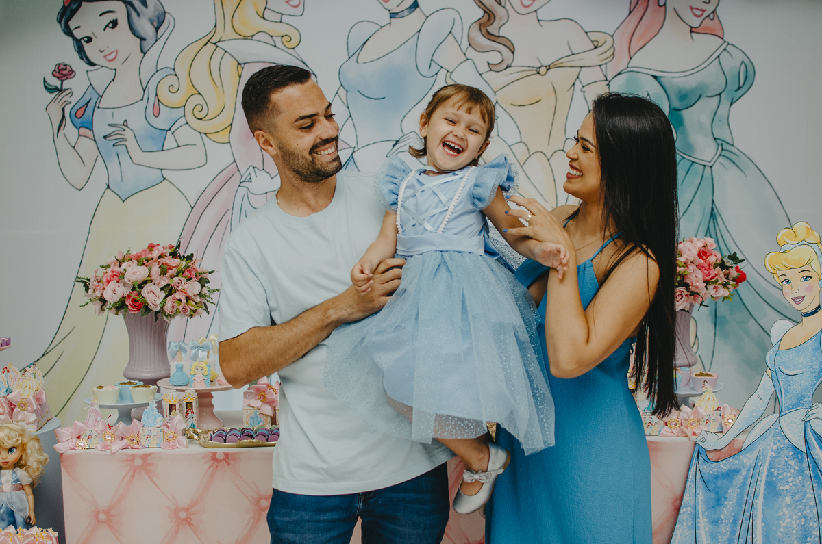 Aniversário infantil tema princesas, uberlândia