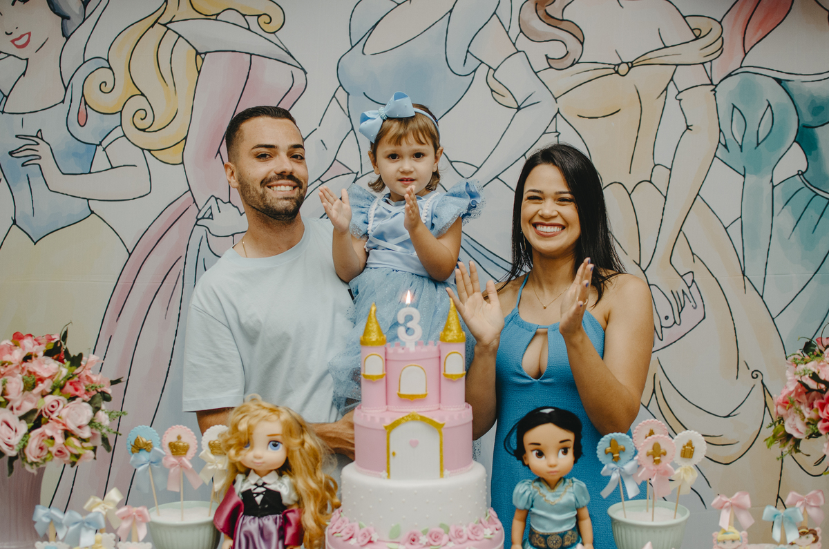 Aniversário infantil tema princesas, uberlândia