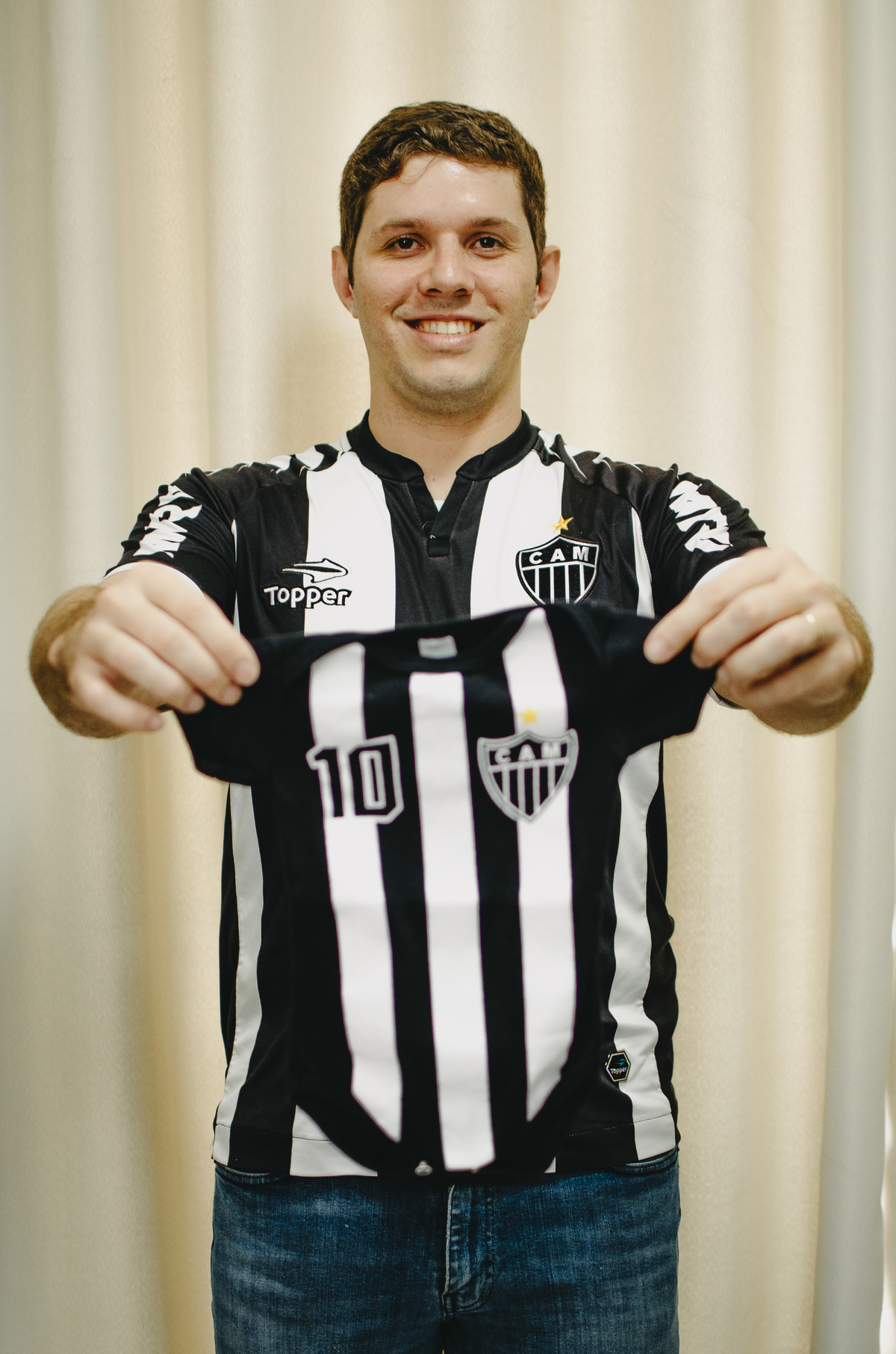 ensaio de gestante em casa atletico mineiro