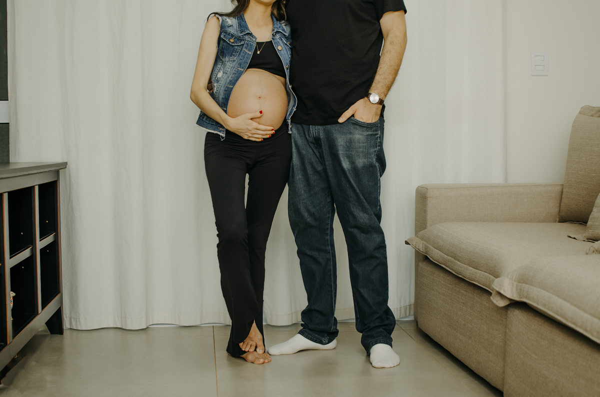 ensaio de gestante em uberlandia em casa