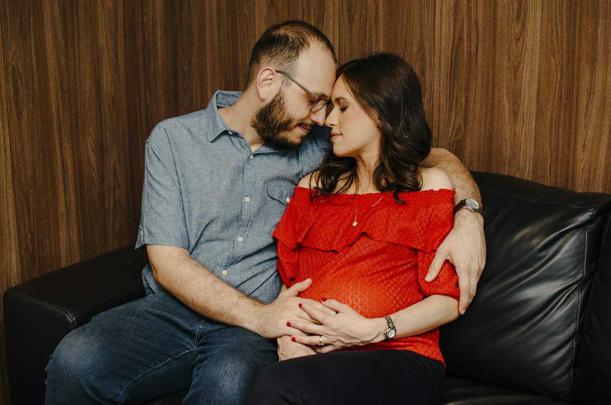 ensaio de gestante em uberlandia em casa