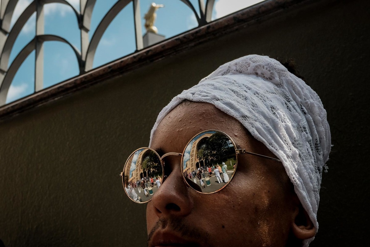 Congadas e Moçambiques, Festa de São Benedito em Aparecida-SP foto: Erasmo Ballot

