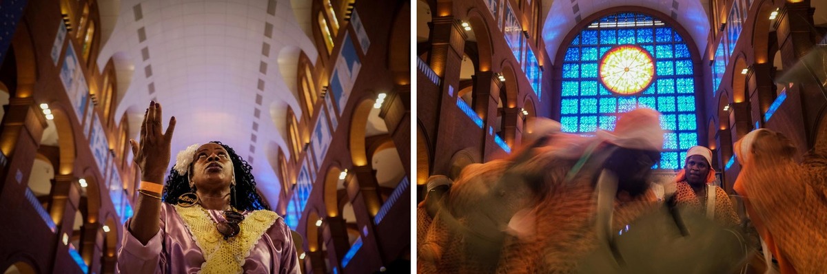 Congadas e Moçambiques, Festa de São Benedito em Aparecida-SP foto: Erasmo Ballot