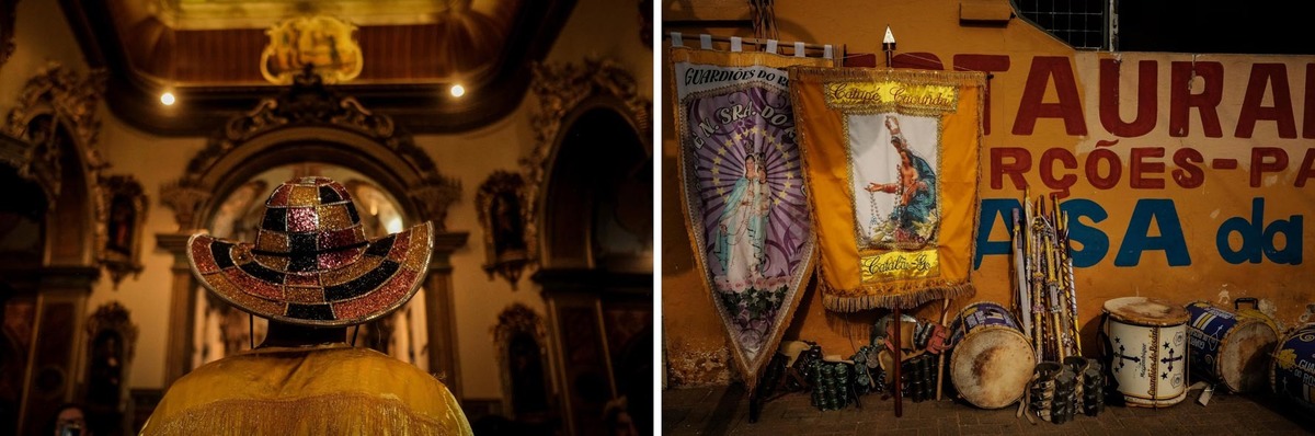 Congadas e Moçambiques, Festa de São Benedito em Aparecida-SP foto: Erasmo Ballot