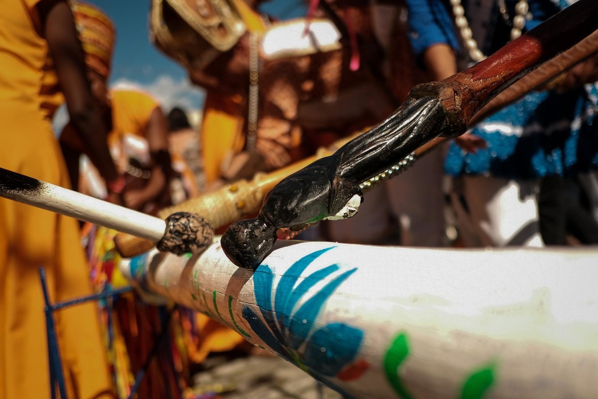 Congadas e Moçambiques, Festa de São Benedito em Aparecida-SP foto: Erasmo Ballot
