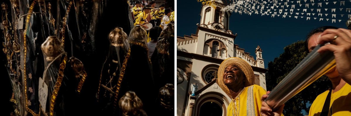 Congadas e Moçambiques, Festa de São Benedito em Aparecida-SP foto: Erasmo Ballot
