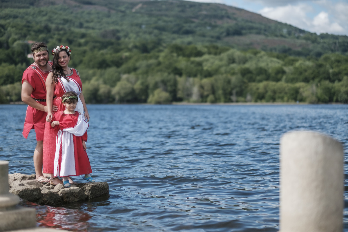 fotografo braga Ensaio de família temática romana fotografo Braga Barcelos Guimarães Porto 