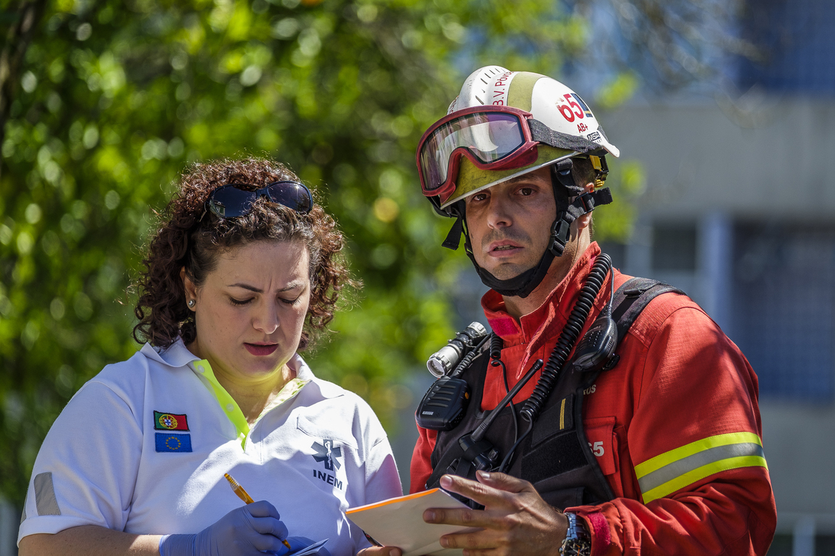 Fotografo de eventos Braga Simulacro Bombeiros Voluntários da Póvoa de Lanhoso Braga Porto Barcelos Guimarães