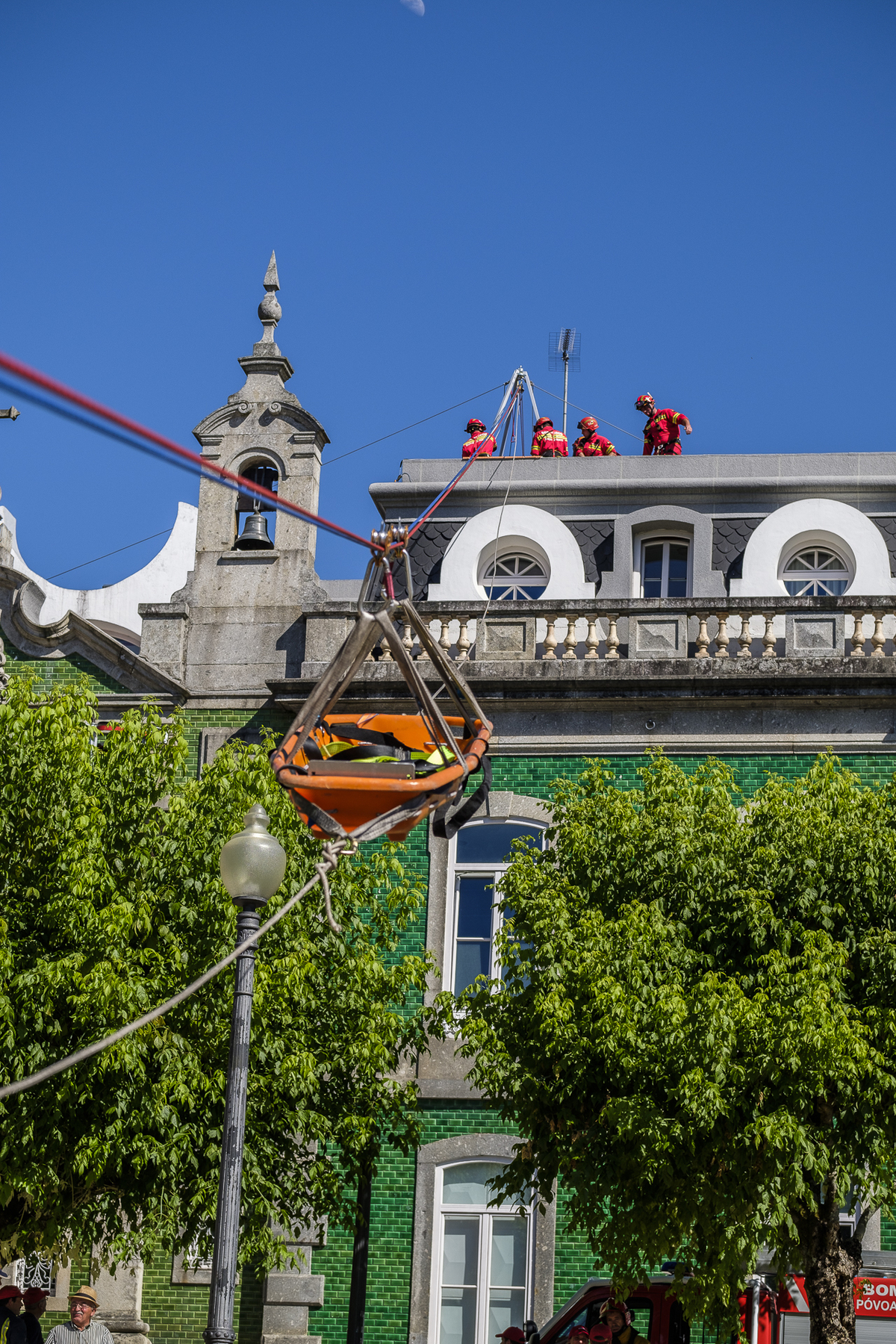 Fotojornalismo reportagem Simulacro Bombeiros Voluntários da Póvoa de Lanhoso Braga Porto Barcelos Guimarães