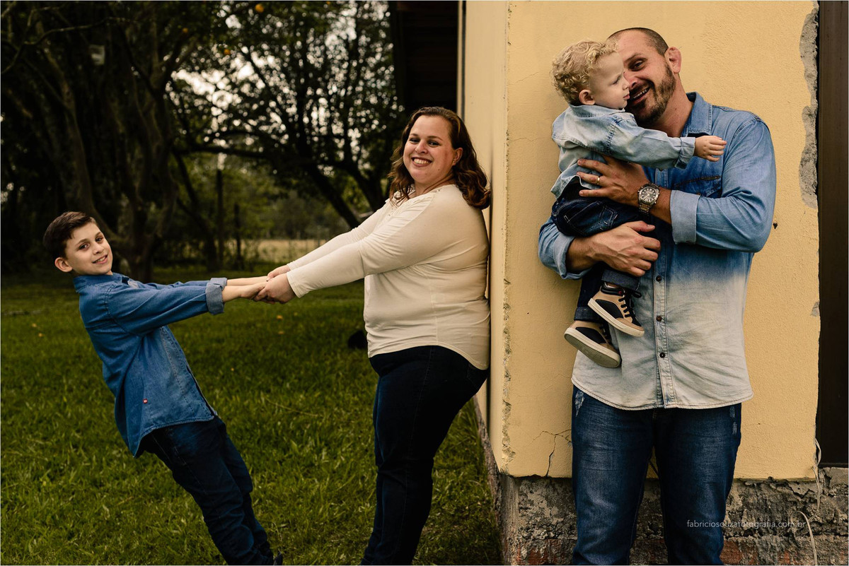 ensaio 1 ano; familia; pai e filho