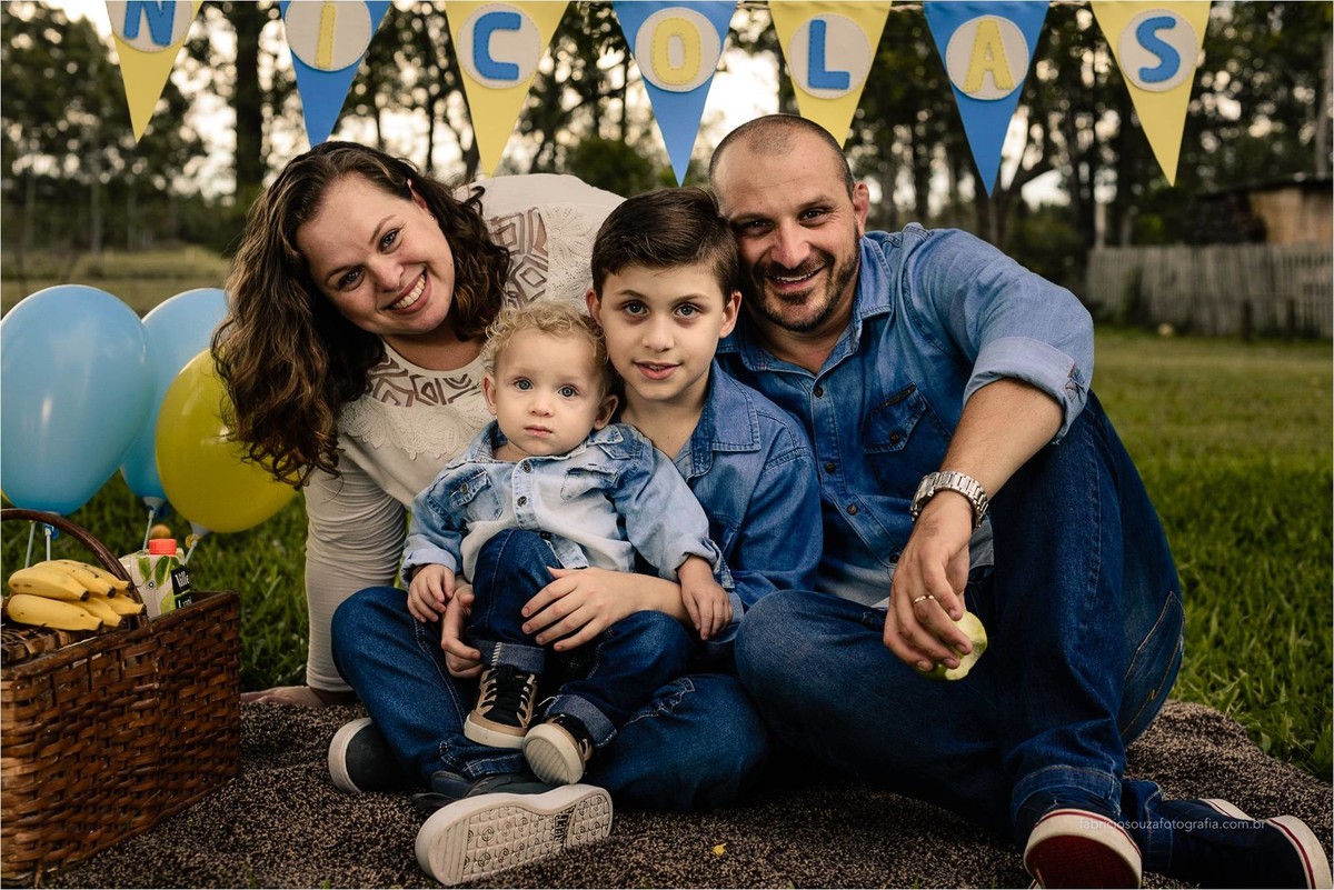 ensaio 1 ano; familia; pai e filho