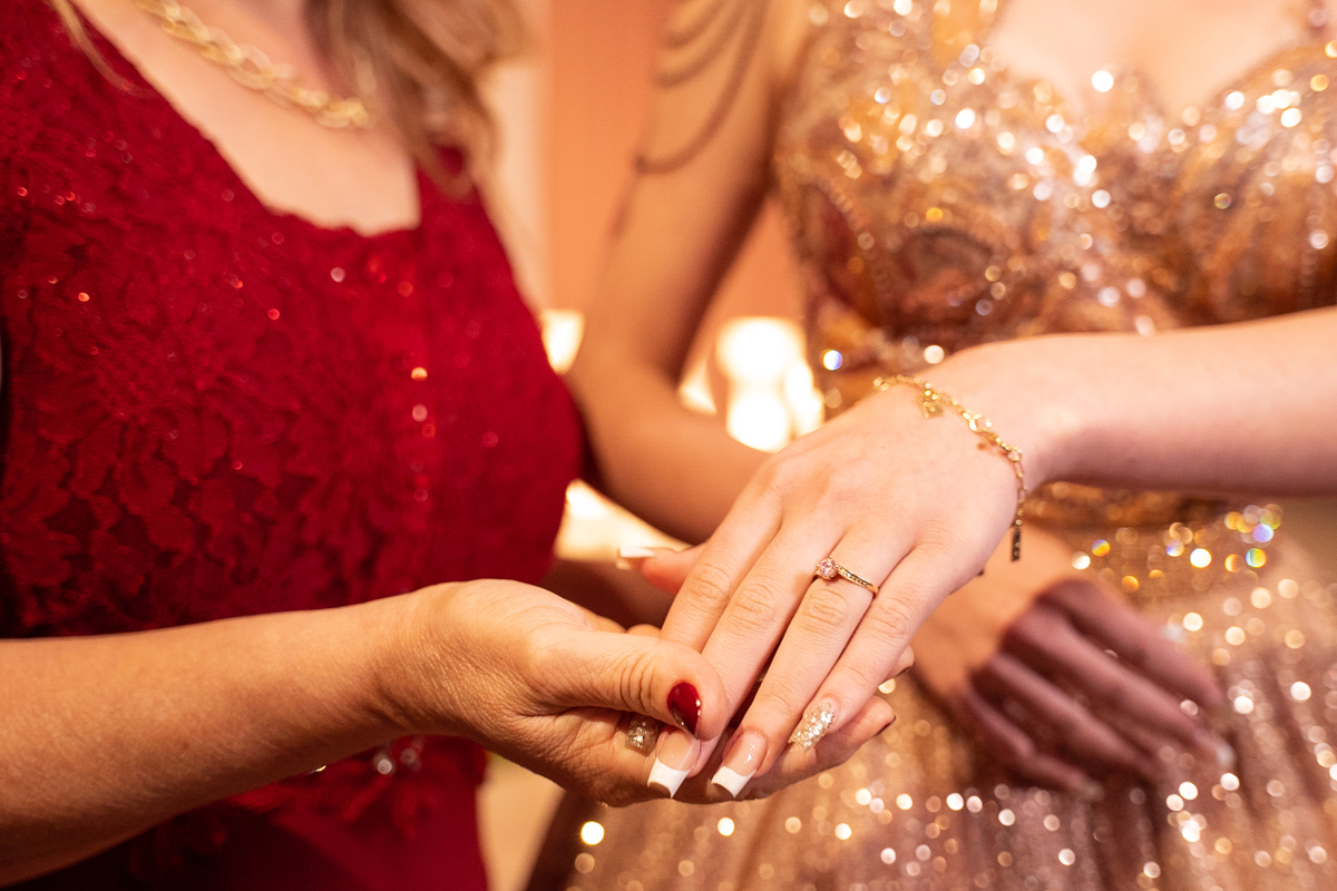 supresa com os presentes