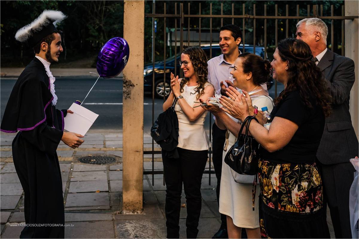 após a cerimonia o momento de encontrar seus familiares e amigos