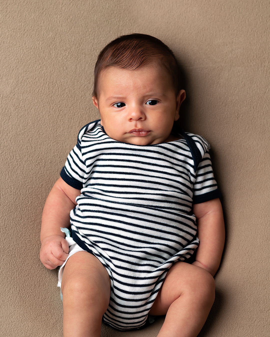 Ensaio de acompanhamento de bebê de 1 mês com Amoradia Foto em Natal/RN