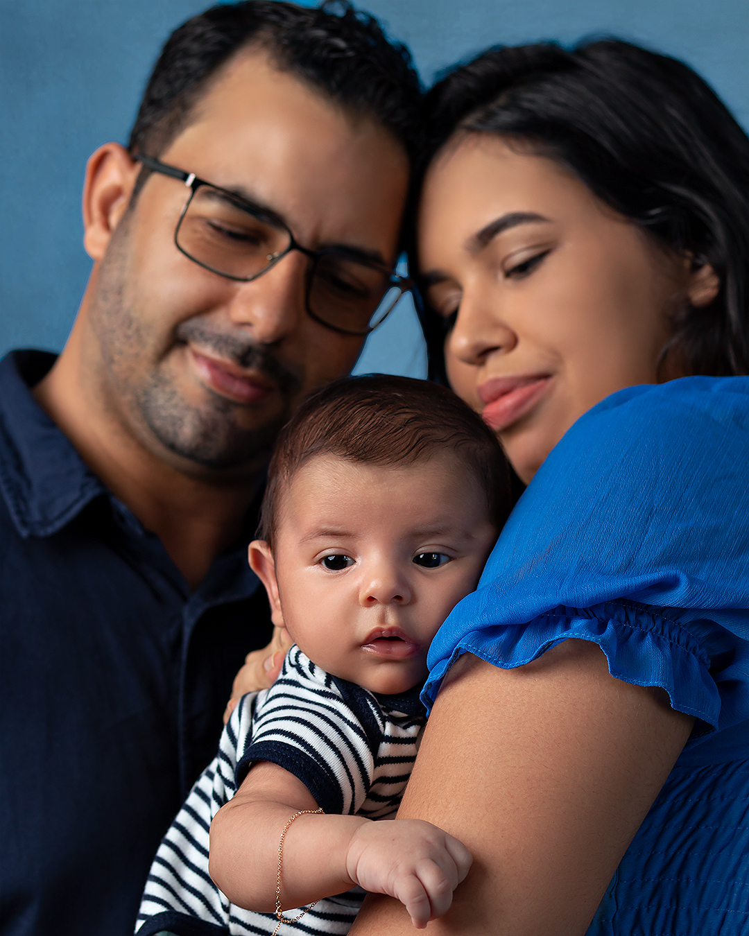Ensaio de acompanhamento de bebê de 1 mês com Amoradia Foto em Natal/RN