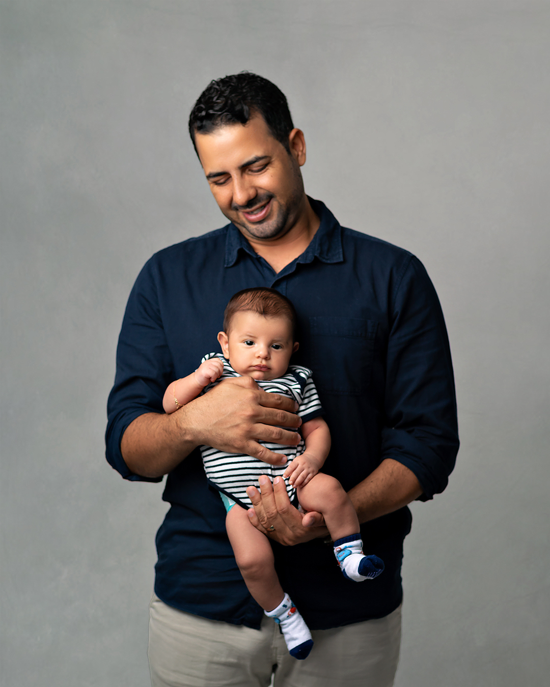 Ensaio de acompanhamento de bebê de 1 mês com Amoradia Foto em Natal/RN