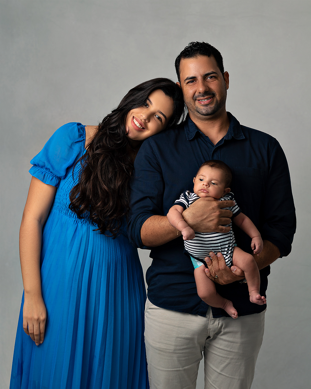 Ensaio de acompanhamento de bebê de 1 mês com Amoradia Foto em Natal/RN