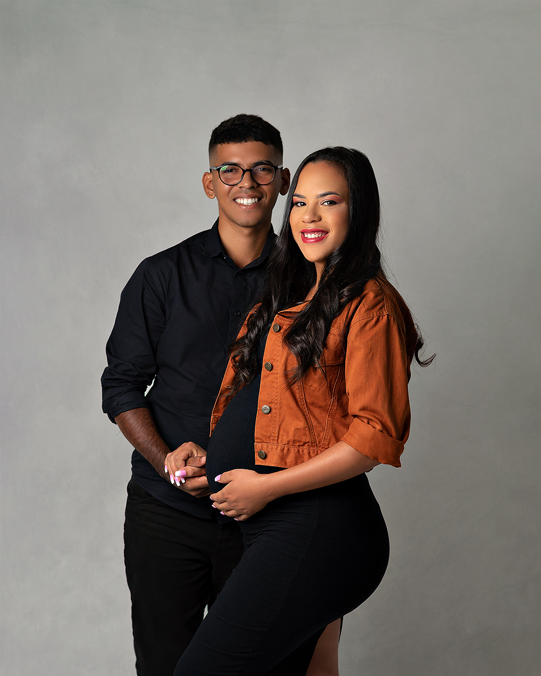 Mãe e Pai grávidos. Ensaio de Gestante em Natal/RN. Amoradia Foto.