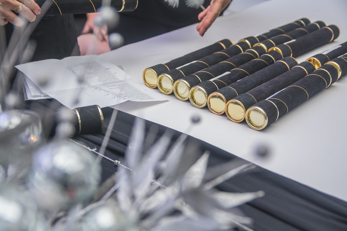 Canudos dos diplomas dos formandos