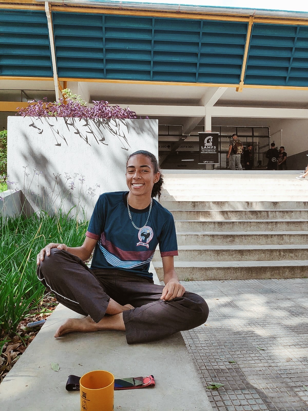 Gabrielle Cristina Garajau - Graduanda em Educação Física. Fotógrafo: Ronald Gonçalves.