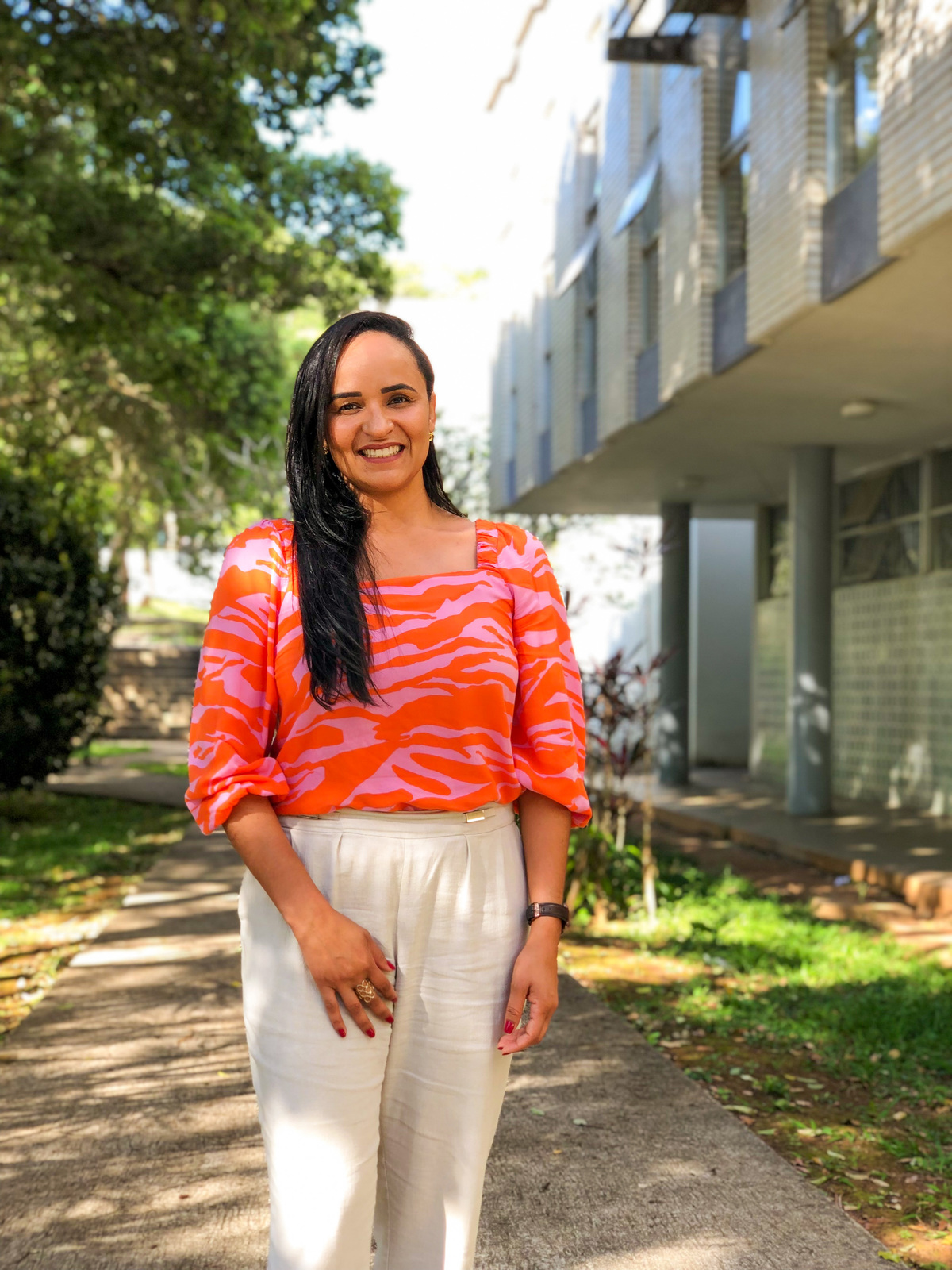 Geane Ferreira, mestranda no Programa de Pós-Graduação em Extensão Rural 