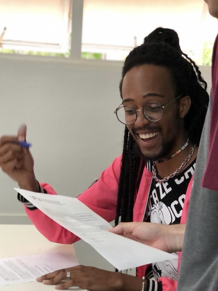 Jefferson Fernandes Jr, graduando em Biologia.