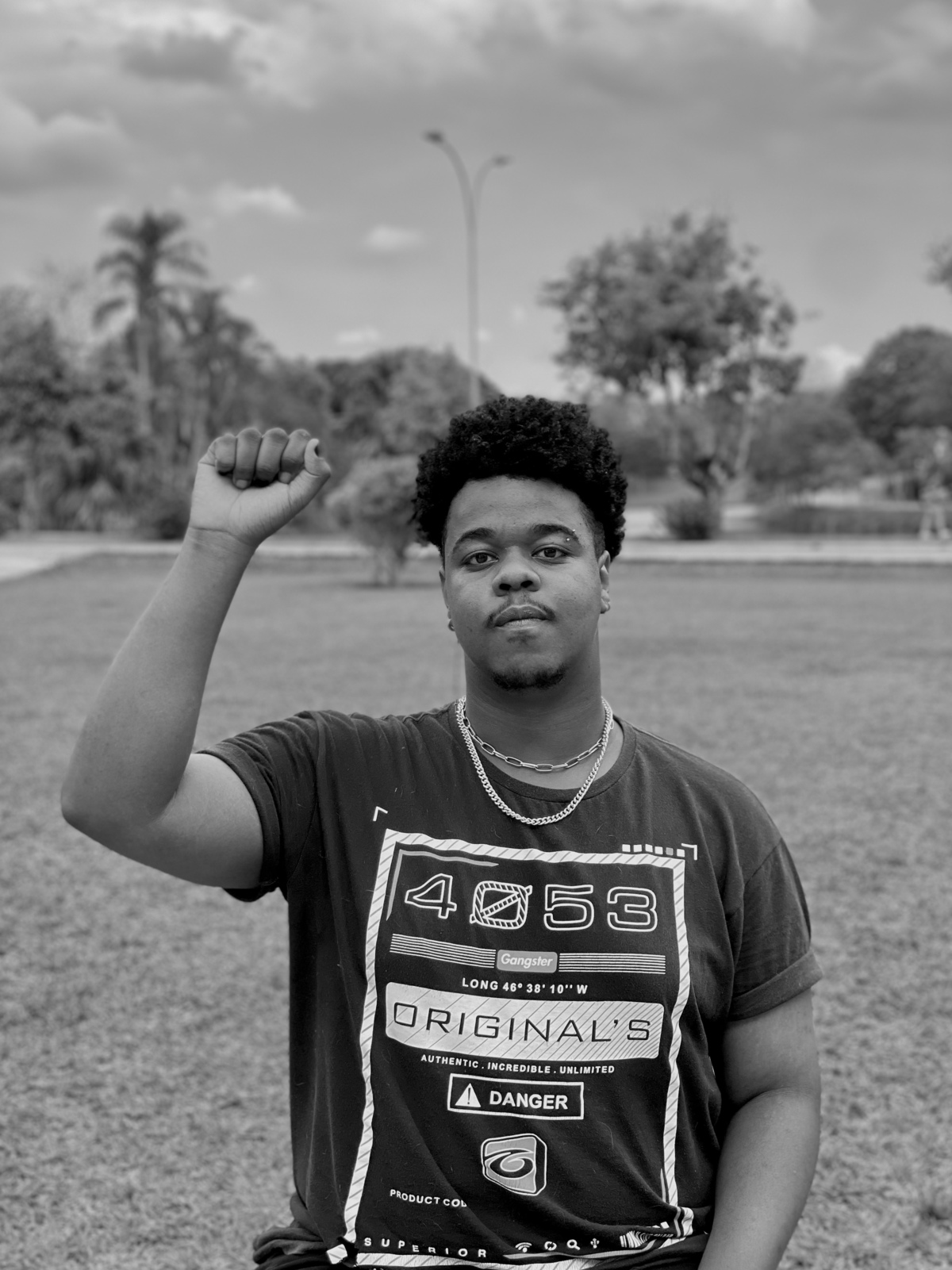 Paulo Victor Barbosa Coutinho - Serviço social. Fotógrafo: Lucas Xavier Fernandes.