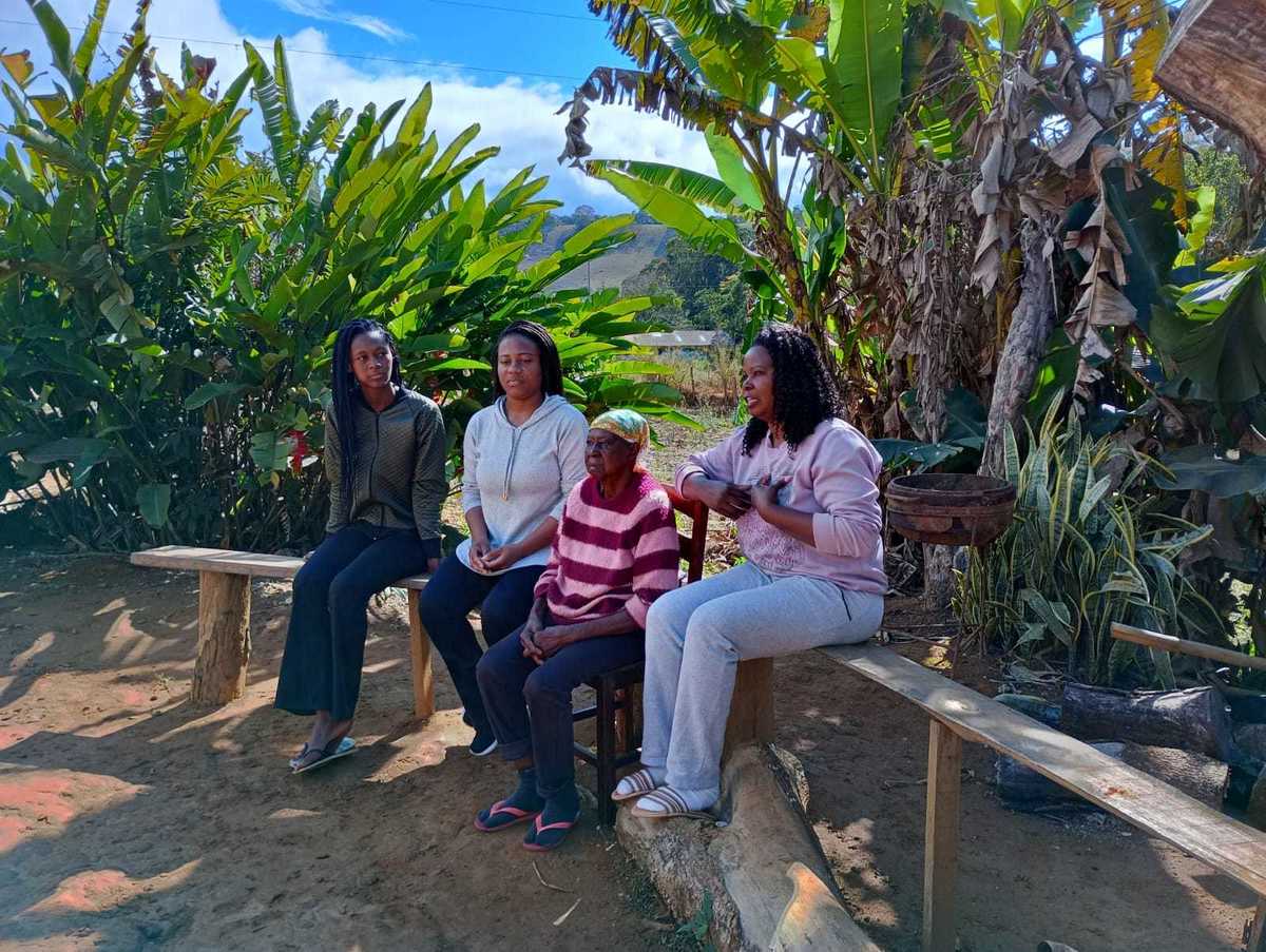 Gravação de depoimentos das raízes dos quilombos