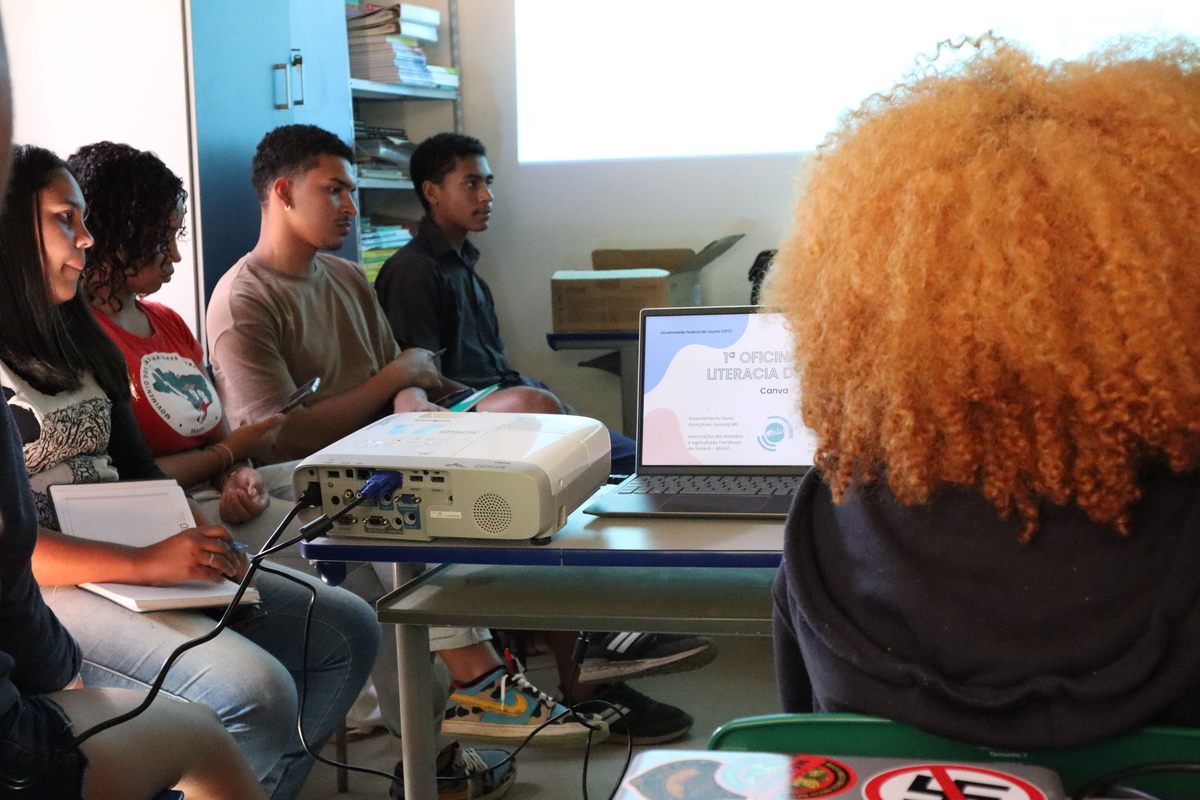 Segunda Oficina no Assentamento: 
CANVA. 