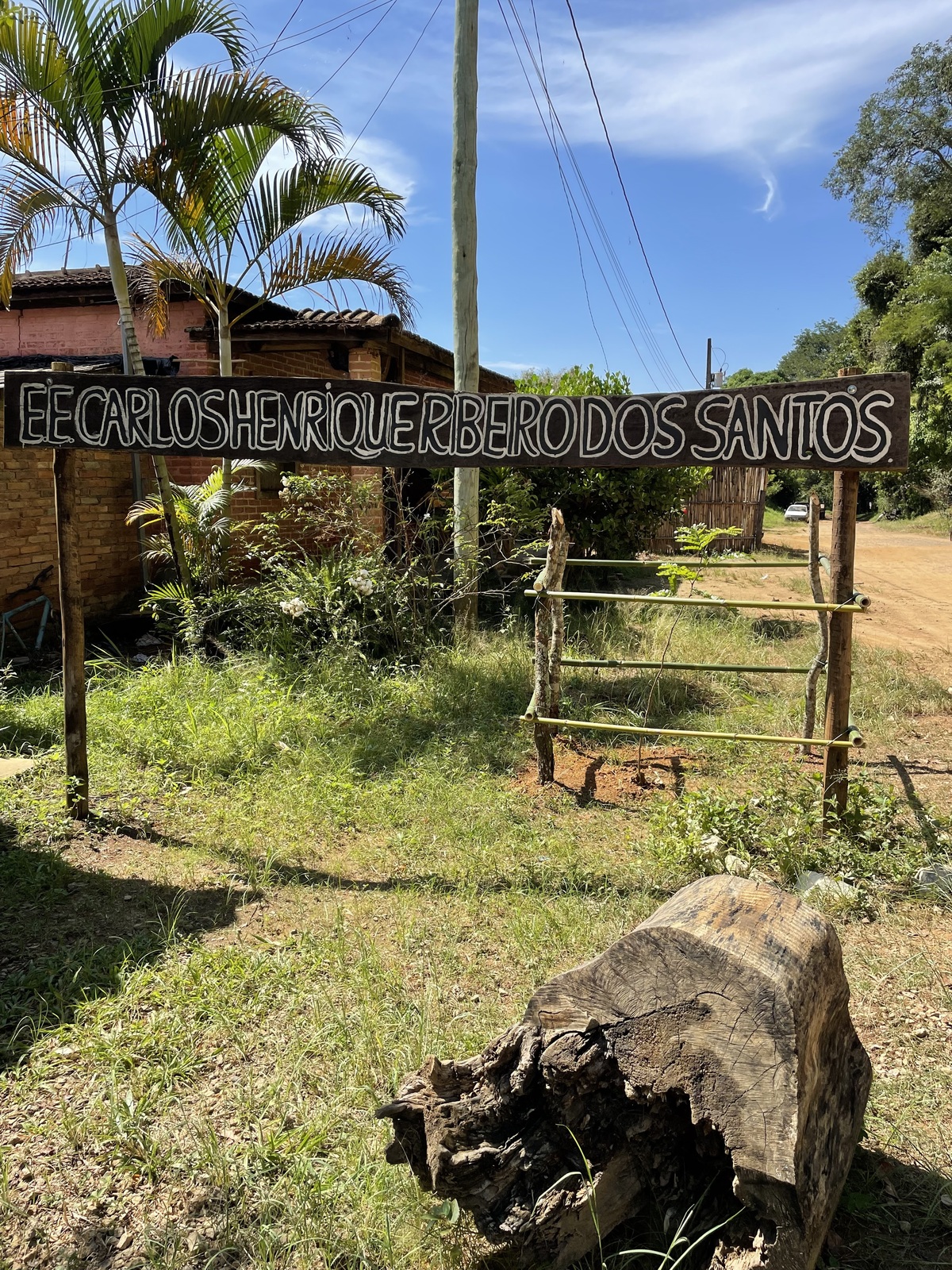 Escola Estadual onde as oficinas foram realizadas. 