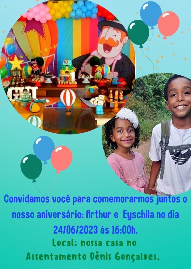 Arte confeccionada pelos participantes da oficina de Canva.