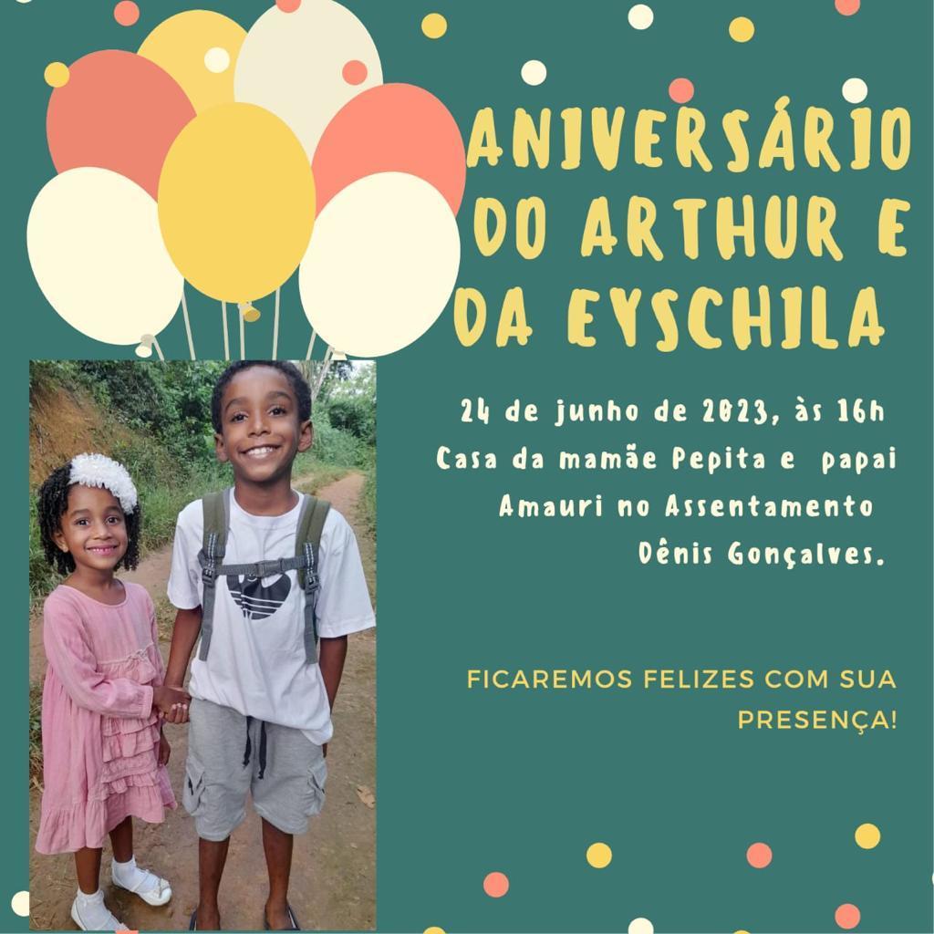 Arte confeccionada pelos participantes da oficina de Canva.