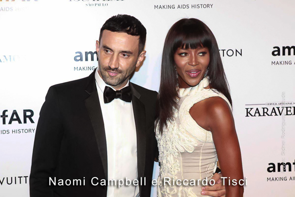 Naomi Campbell e Riccardo Tisci Foto: Sidnei Rodrigues