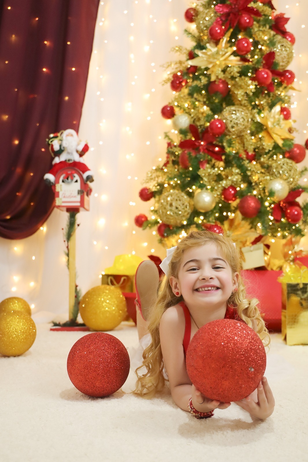 Ensaio de Natal infantil