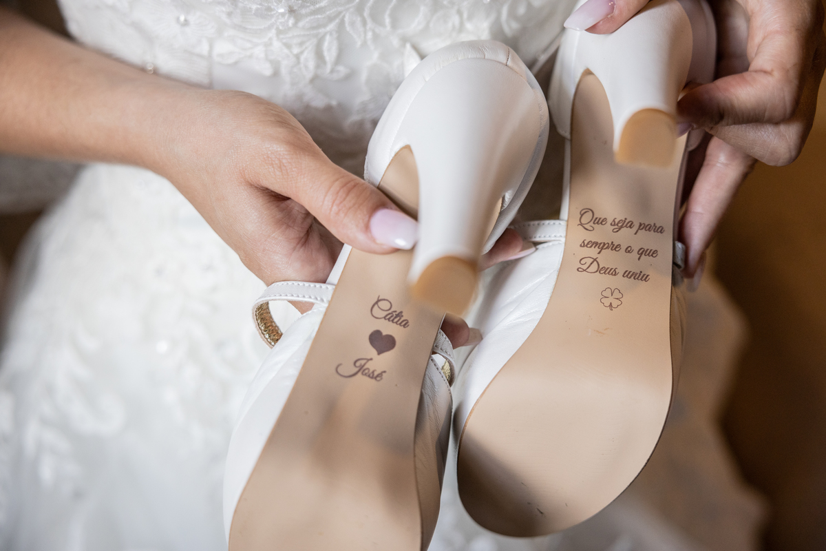 sapatos da noiva