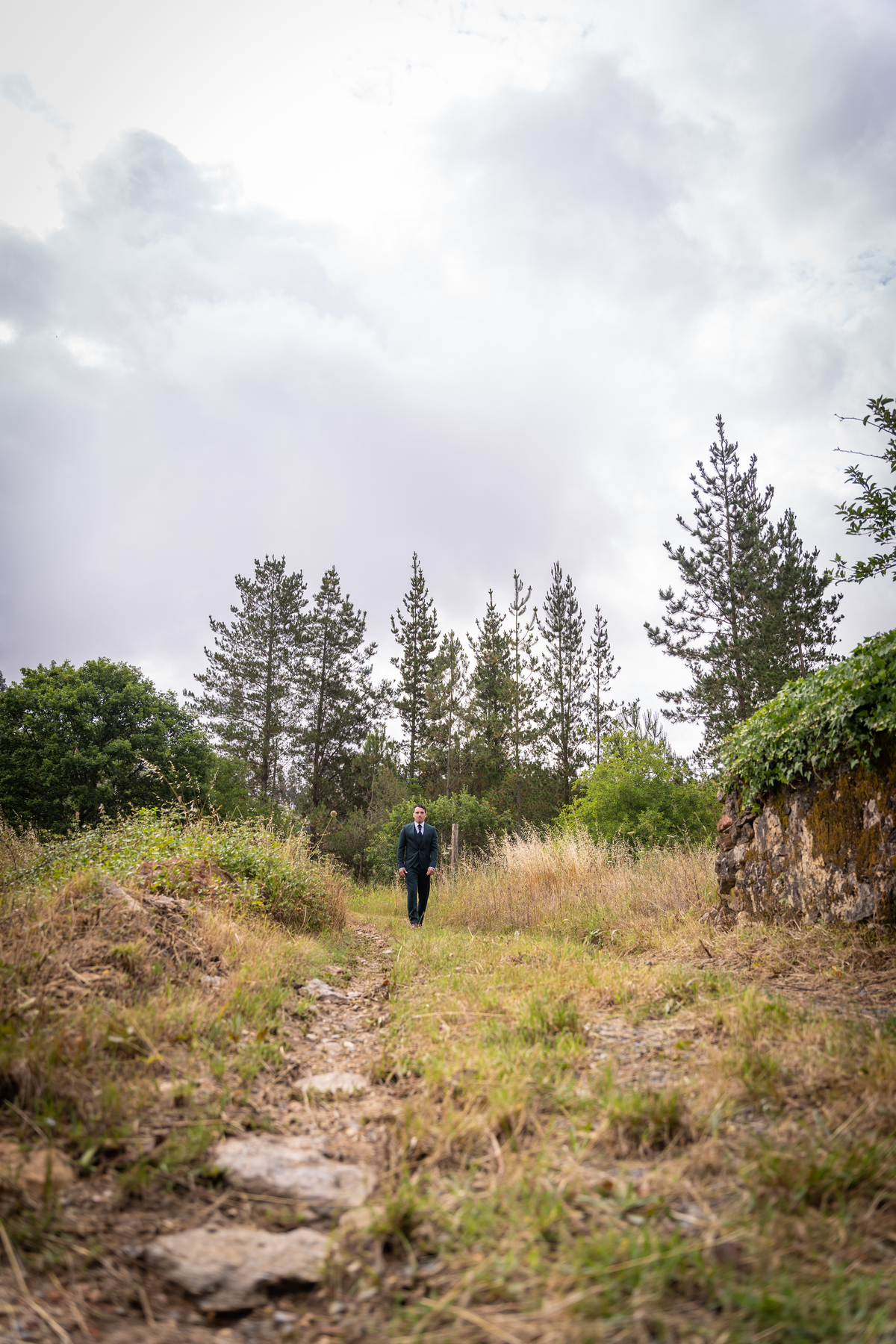 sessão noivo exterior