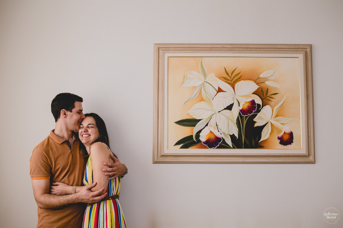 Ensaio pré casamento de Guilherme Santos Fotografia que rolou na cidade de Jaú – SP na própria casa do casal, fotografamos dias antes de seu casamento, dia maravilho com pessoas felizes