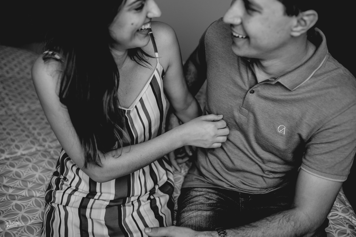 Ensaio pré casamento de Guilherme Santos Fotografia que rolou na cidade de Jaú – SP na própria casa do casal, fotografamos dias antes de seu casamento, dia maravilho com pessoas felizes