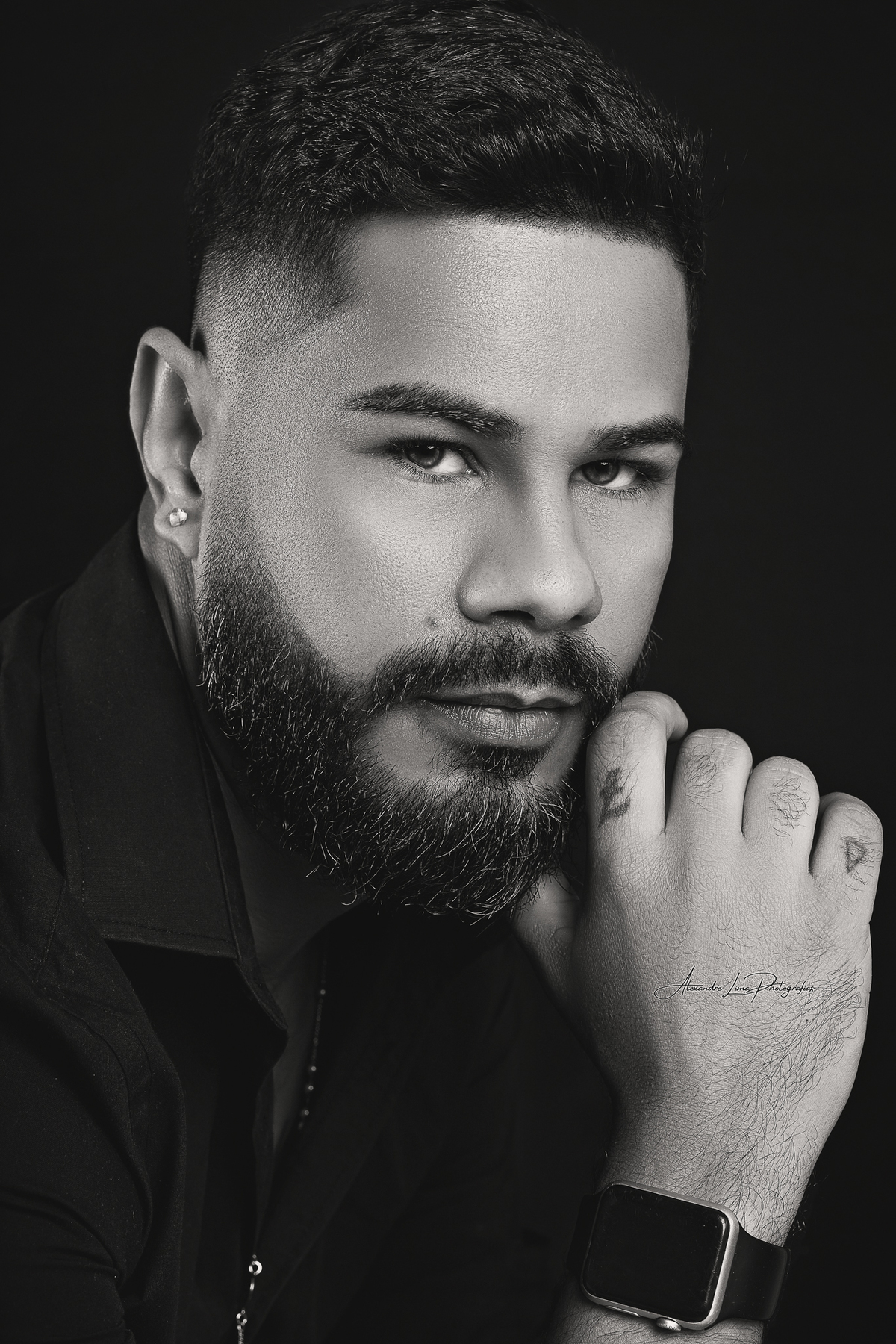 retratos corporativo para o cliente cabelereiro e maquiador, em Indaiatuba