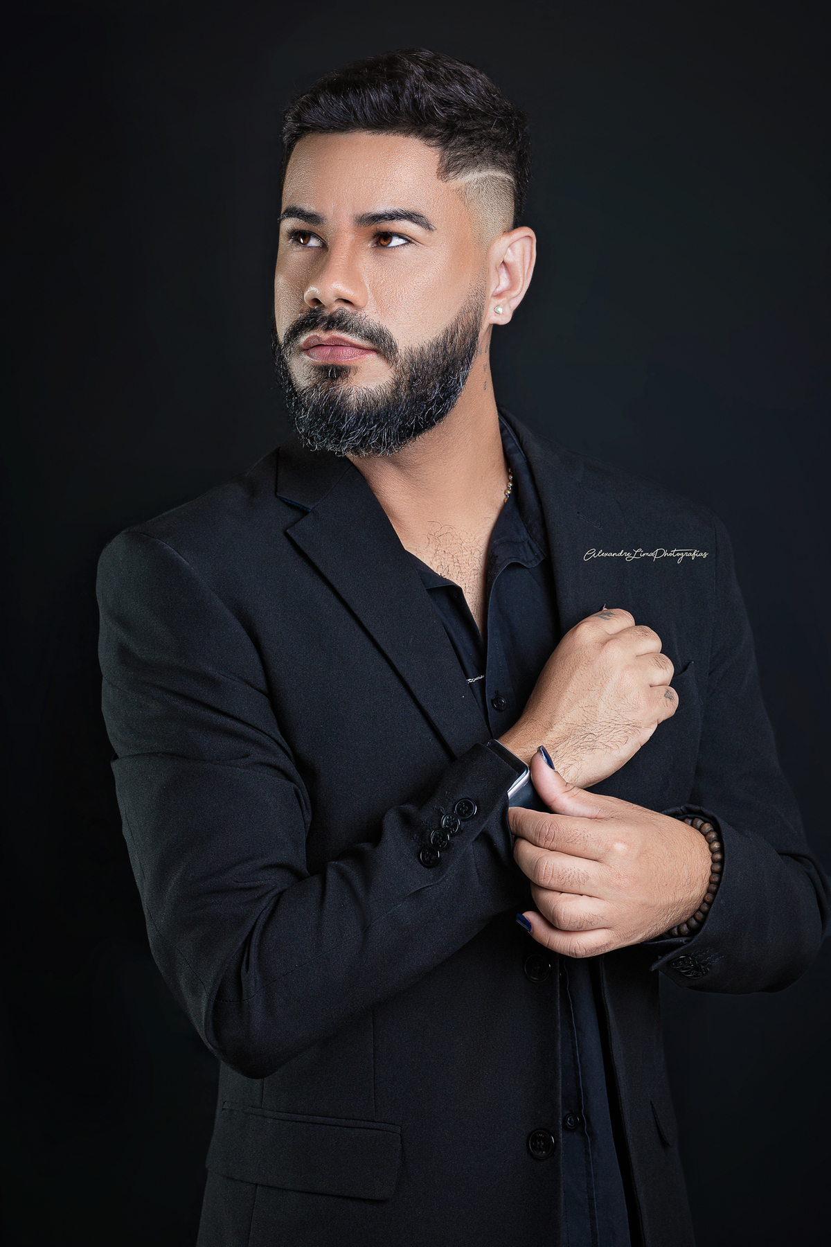 retratos corporativo para o cliente cabelereiro e maquiador em Indaiatuba