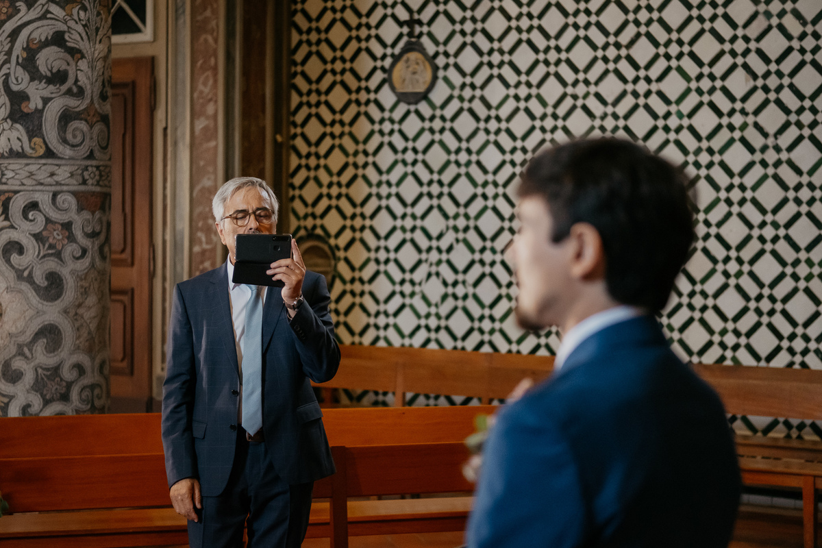 Chegada do noivo á igreja, Fotógrafo de casamentos Cantanhede, Coimbra