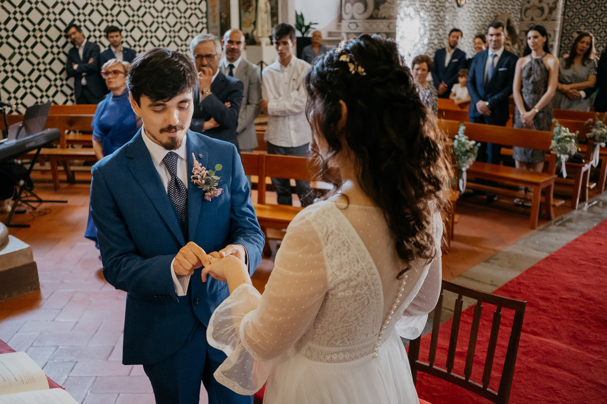 Troca de alianças, Fotógrafo de casamentos Cantanhede, Coimbra