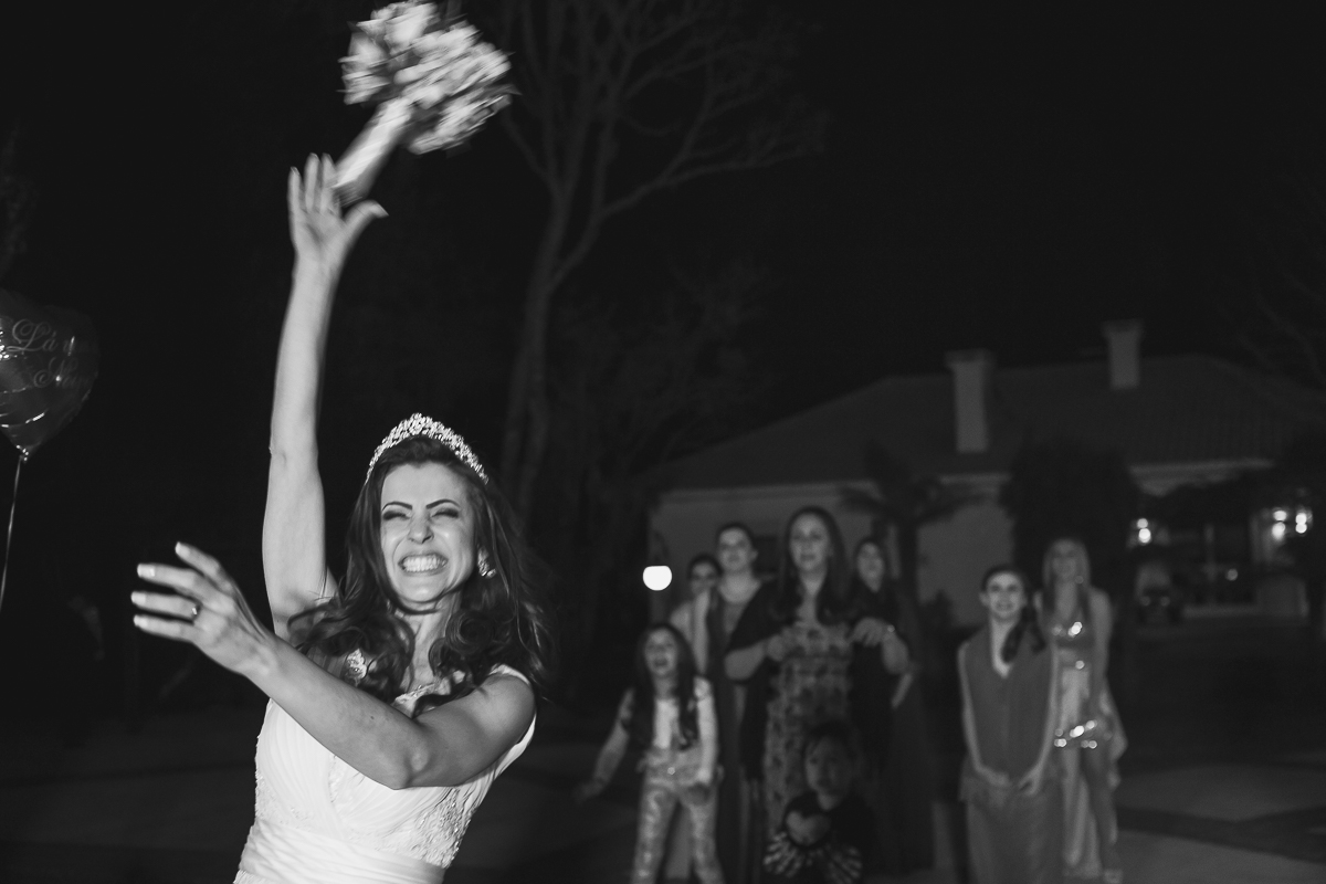 Jogando o Buquê, Fotografia de Casamento