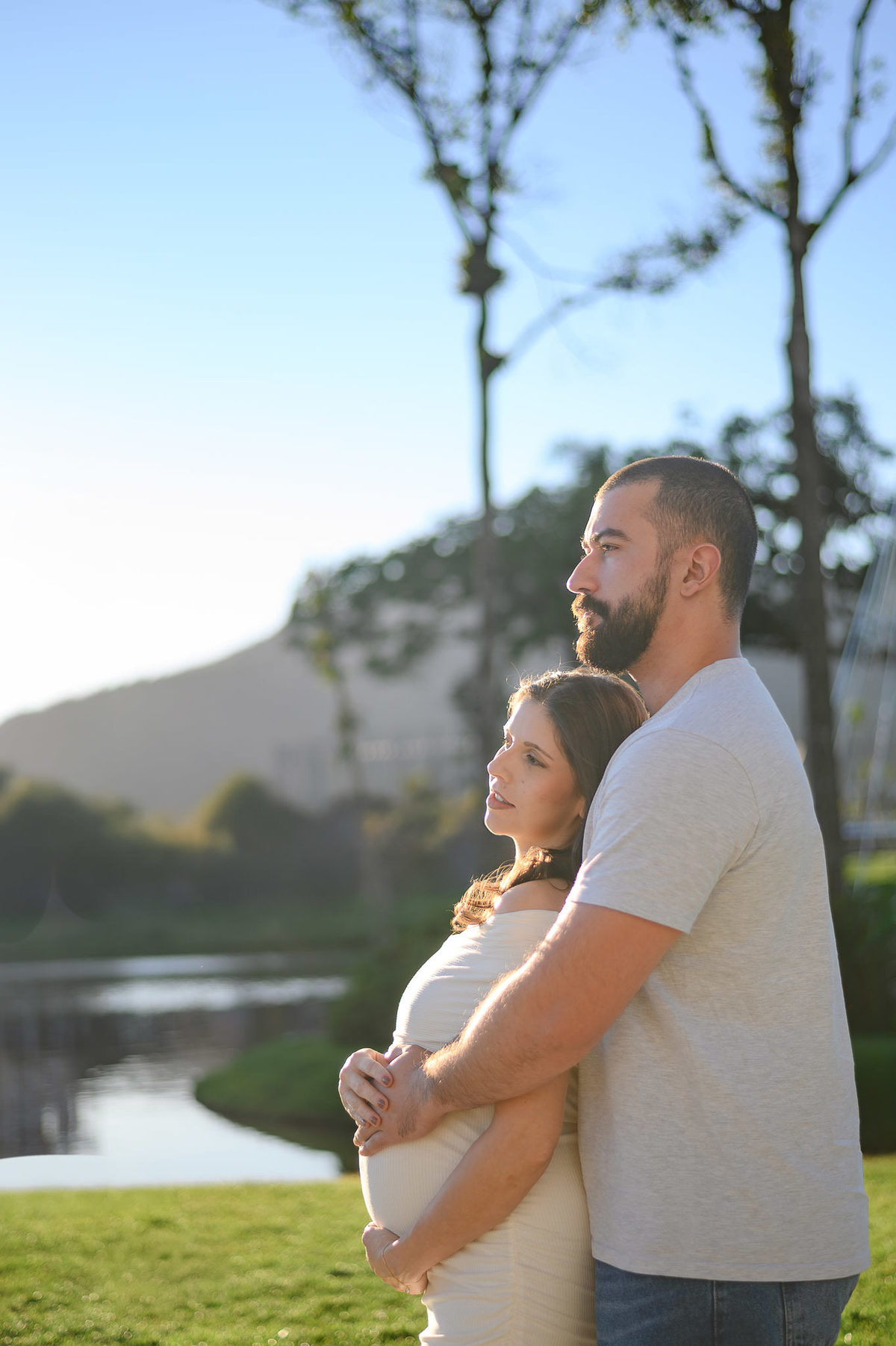 Ensaio gestante no Vivapark em Porto Belo SC