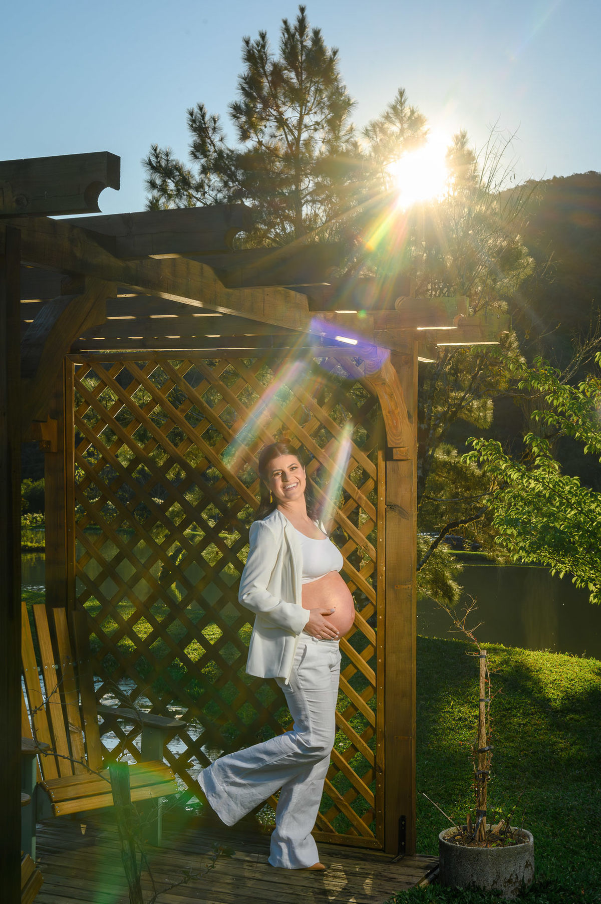 fotografia de ensaio gestante editorial estilo revista 