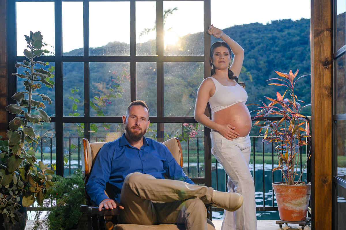 fotografia de ensaio gestante editorial estilo revista 