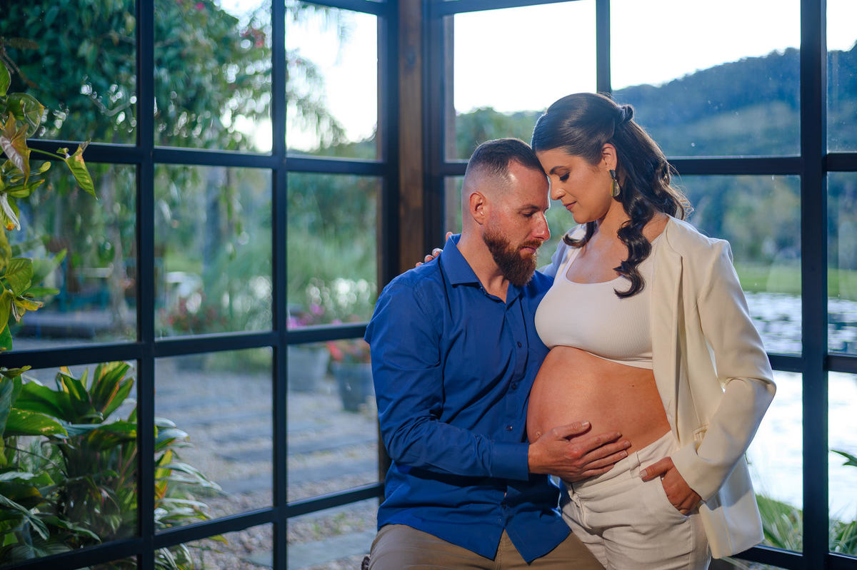 fotografia de ensaio gestante editorial estilo revista 