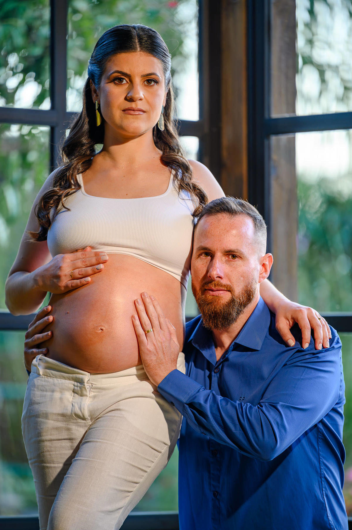 fotografia de ensaio gestante editorial estilo revista 