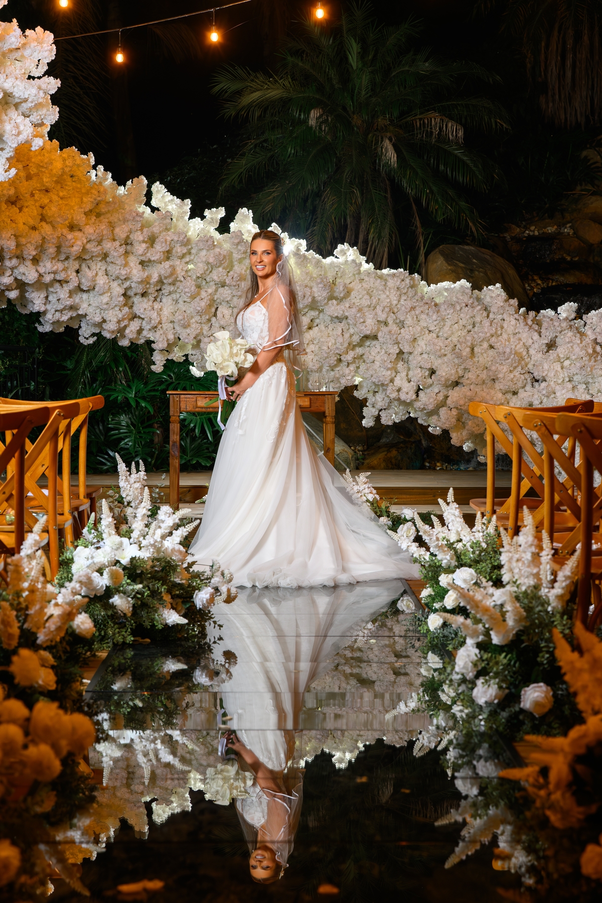 Decoração de casamento no Indaiá Eventos em Itapema
